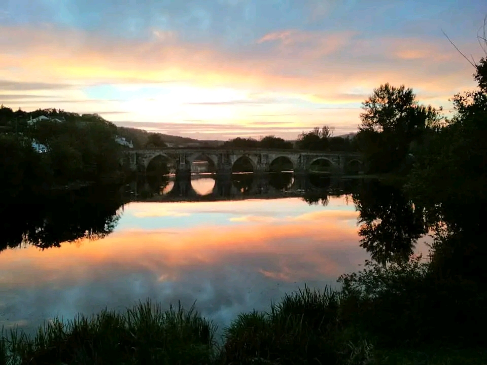 Puente Romano, atardecer
